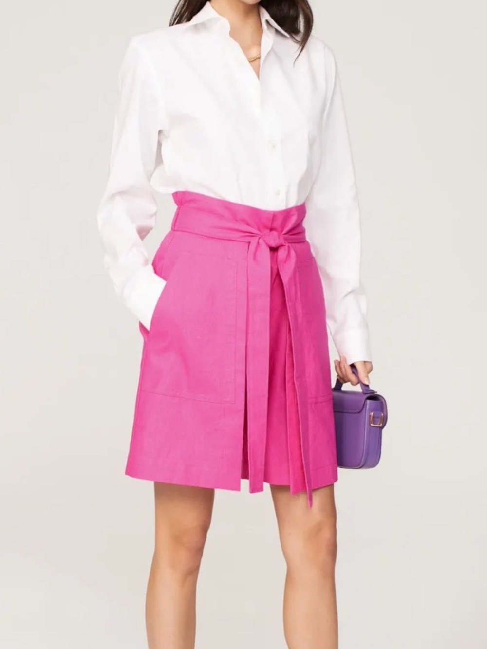 EUDON CHOI PLEATED SHORTS